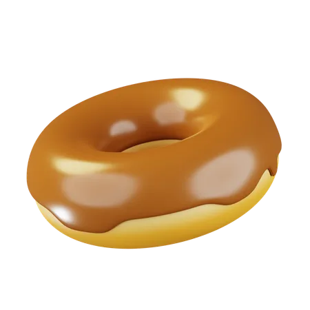 Cocolate Donut  3D Icon