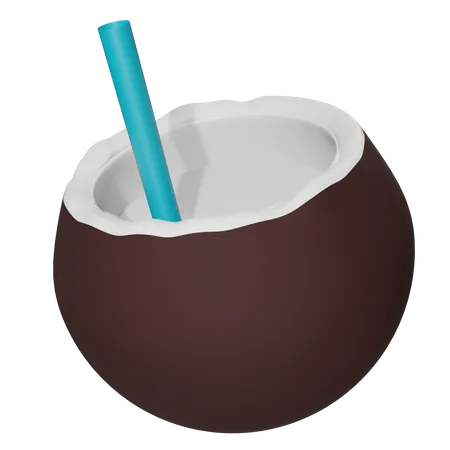 Coconut  3D Illustration