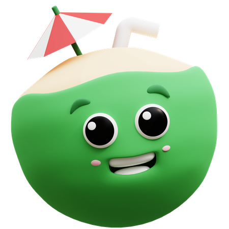 Coconut  3D Icon