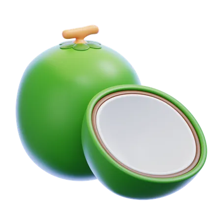 Coconut  3D Icon