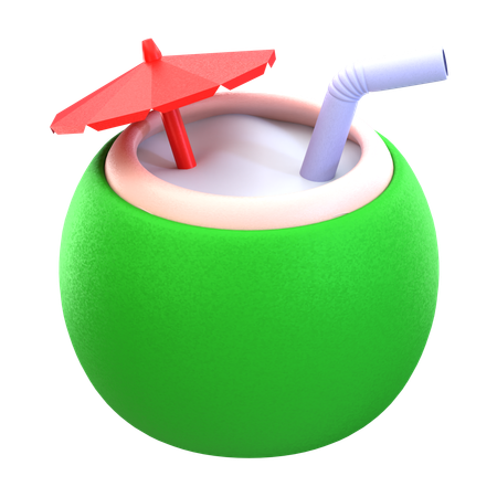 Coconut  3D Icon