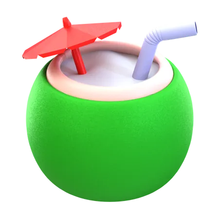 Coconut  3D Icon