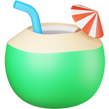 Coconut  3D Icon