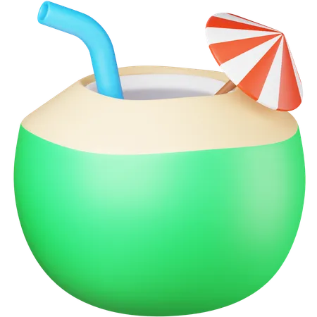 Coconut  3D Icon