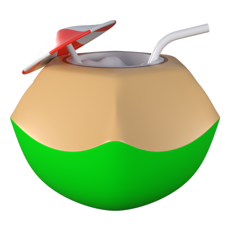 Coconut  3D Icon