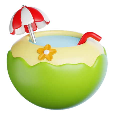 Coconut  3D Icon