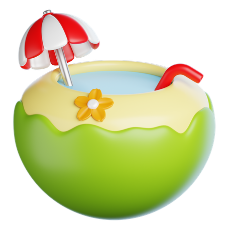 Coconut  3D Icon