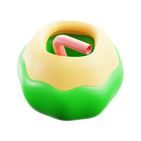 Coconut  3D Icon