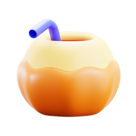 Coconut  3D Icon