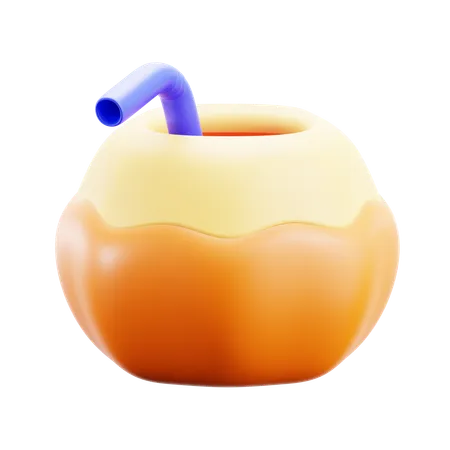 Coconut  3D Icon