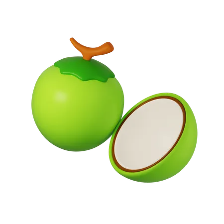 Coconut  3D Icon