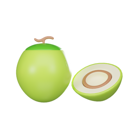 Coconut  3D Icon