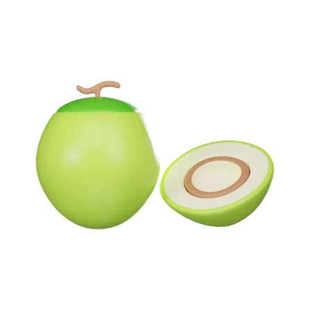 Coconut  3D Icon