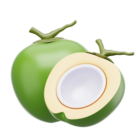 Coconut  3D Icon