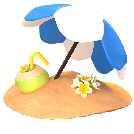 Coconut  3D Icon