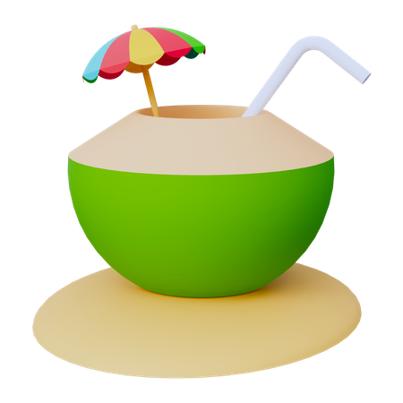 Coconut  3D Icon