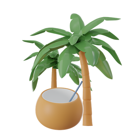 Coconut  3D Icon