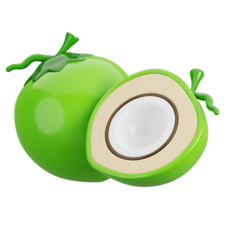 Coconut  3D Icon