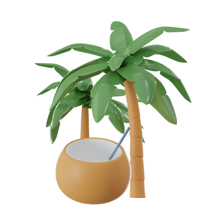 Coconut  3D Icon