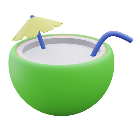 Coconut  3D Icon