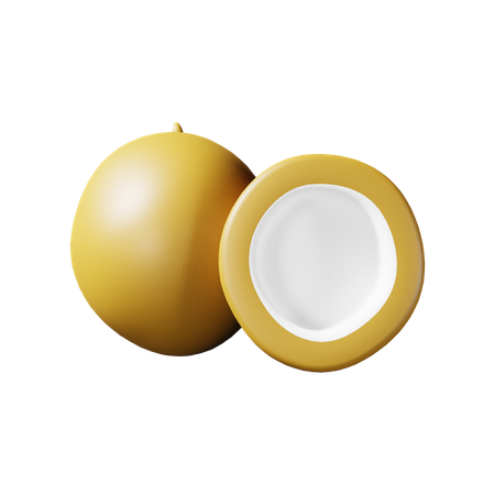 Coconut  3D Illustration