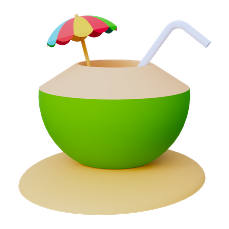 Coconut 3D Icon