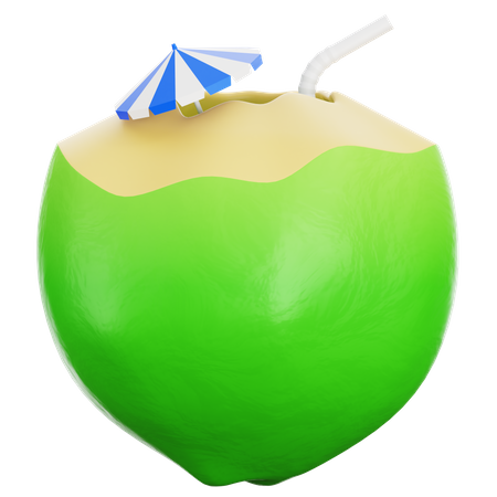 코코넛  3D Icon