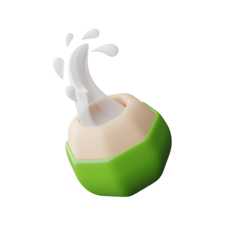 Coconut drink  3D Icon