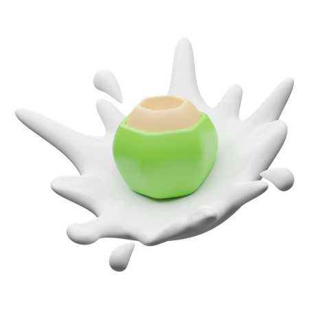 Coconut drink  3D Icon