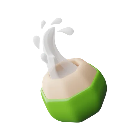 Coconut drink  3D Icon