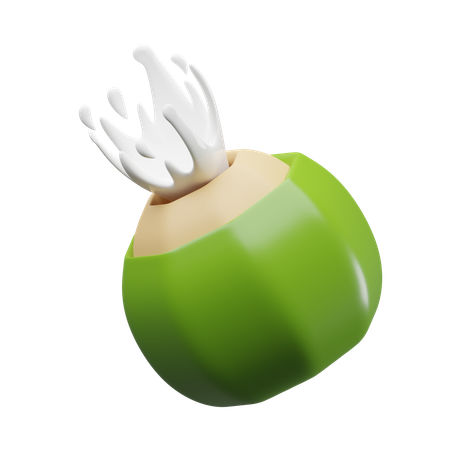 Coconut drink  3D Icon