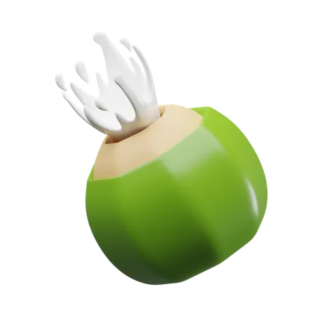 Coconut drink  3D Icon