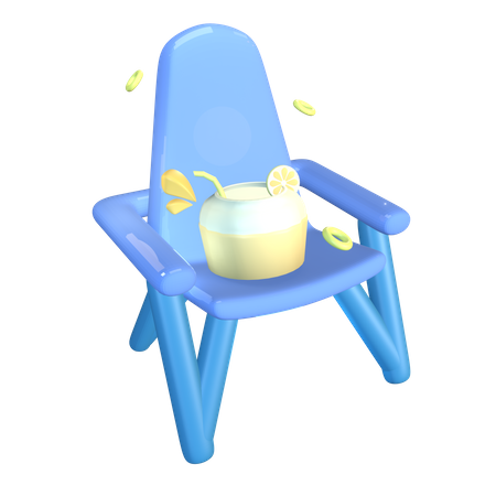 Coconut Drink  3D Icon