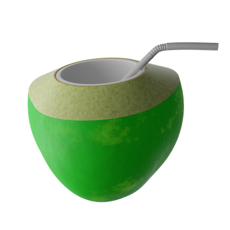 Coconut Drink  3D Icon