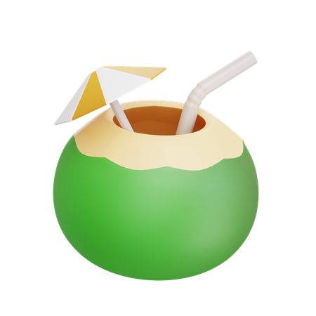 Coconut Drinks  3D Icon