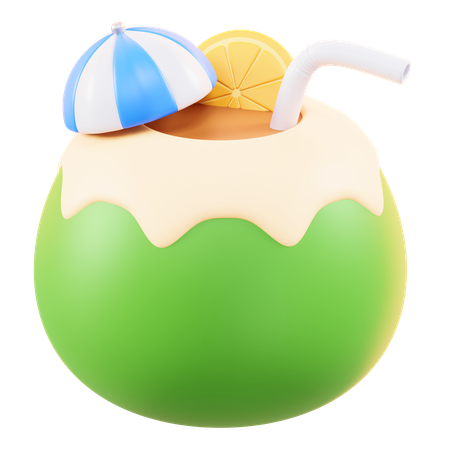 Coconut Ice  3D Icon