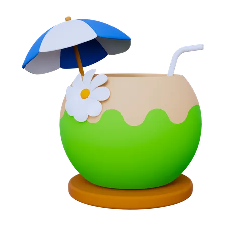 Coconut Ice  3D Icon