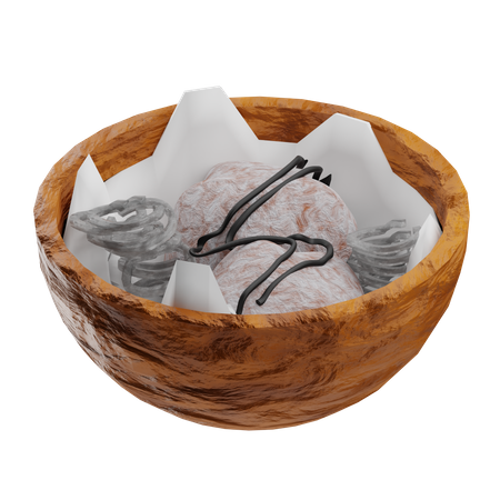 Coconut Jelly Ice Cream  3D Icon