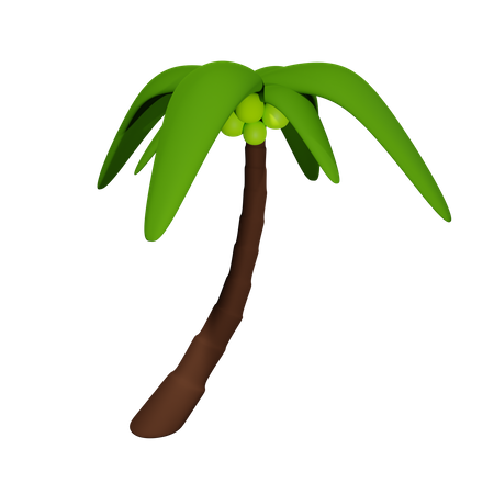 Coconut palm  3D Icon