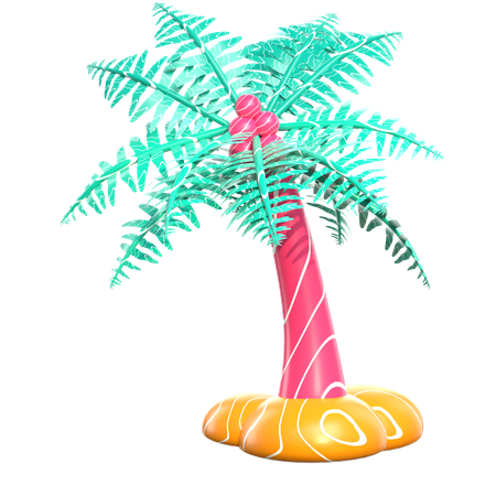 Coconut Tree  3D Icon