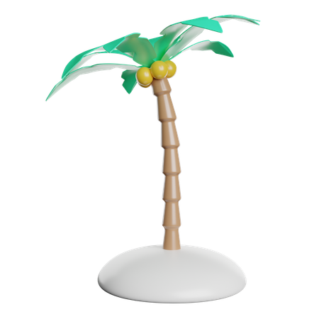 Coconut Tree  3D Icon