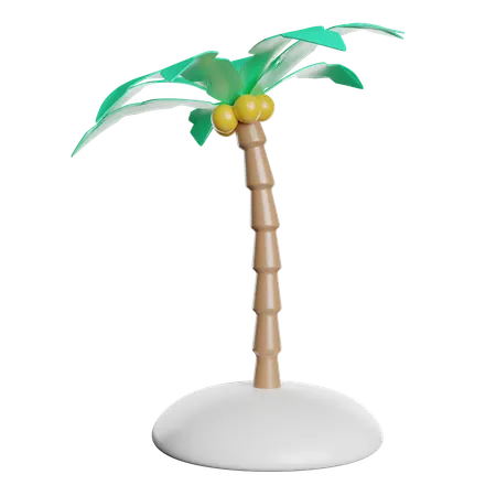 Coconut Tree  3D Icon
