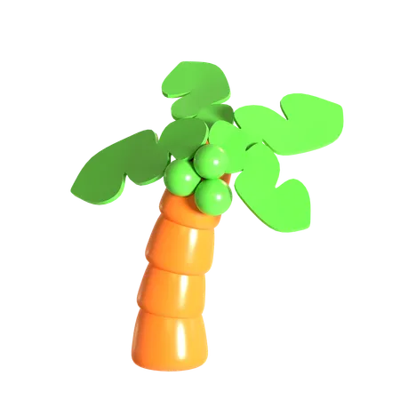 Coconut Tree  3D Icon