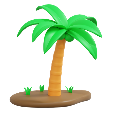 Coconut Tree  3D Icon