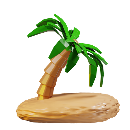 Coconut Tree  3D Icon
