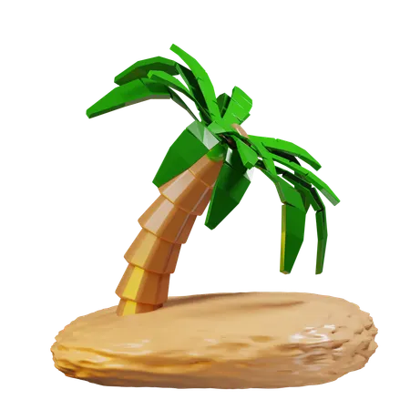 Coconut Tree  3D Icon