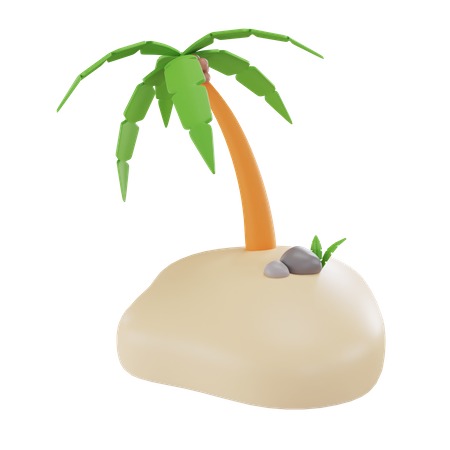 Coconut Tree  3D Icon