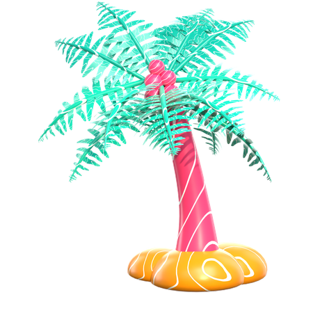 Coconut Tree  3D Icon