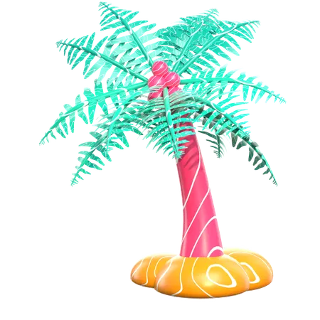 Coconut Tree  3D Icon