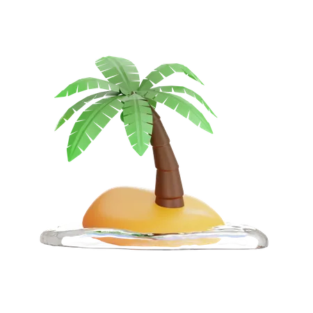 Coconut Tree  3D Icon